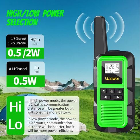 G2Pro+ IP67 Waterproof Floating Walkie Talkies with Double PTT, FM Radio, SOS & NOAA Weather Alerts, 2W Long Range Two-Way Radios for Adults, VOX Enabled, Rechargeable Lithium Battery (4 Pack) in Saudi Arabia