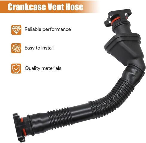 Car Crankcase Vent Hose from Valve Cover Compatible with BMW 135i 335i 535i 640i X1 X3 X4 X5 X6 2011 2012 2013 2014 2015 2016 2017 Replaces# 11127584128 7584128 in Saudi Arabia
