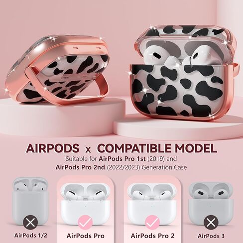 with Safety Lock for AirPods 4 Case 2024, TPU Clear AirPod 4th Generation Case,Air Pod 4 Cases for Women Girly, AirPods 4 with Active Noise Cancellation Cases with Cleaner Kit - Checkerboard in Kuwait