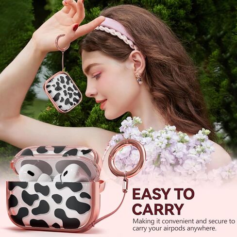 with Safety Lock for AirPods 4 Case 2024, TPU Clear AirPod 4th Generation Case,Air Pod 4 Cases for Women Girly, AirPods 4 with Active Noise Cancellation Cases with Cleaner Kit - Checkerboard in Kuwait