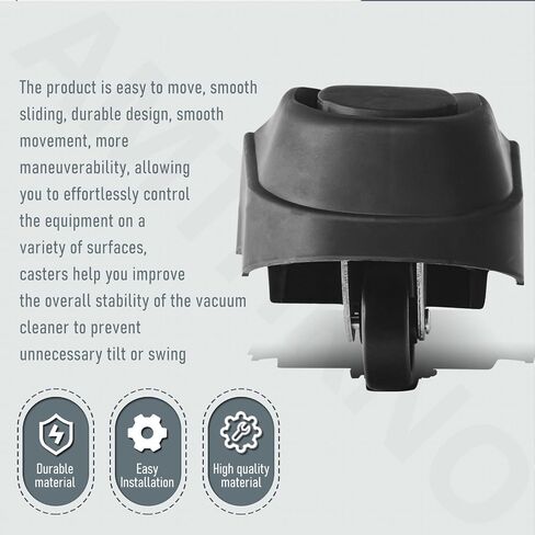 12388 Foot Caster & 12293 Caster Wheel Kit for Ridgid 6 & 16 Gal Wet/Dry Vacuum ، يستخدم لأعضاء اللوحة (2) in Saudi Arabia