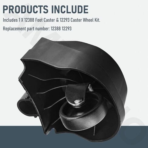 12388 Foot Caster & 12293 Caster Wheel Kit for Ridgid 6 & 16 Gal Wet/Dry Vacuum ، يستخدم لأعضاء اللوحة (2) in Saudi Arabia
