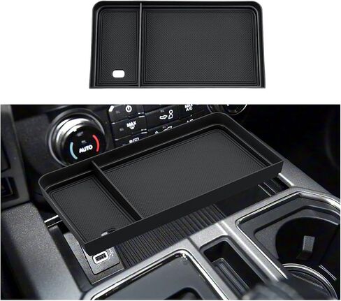 2025 Santa Fe Center Console Organizer - Center Console Organizer Tray + TPE Console Lower Organizer Tray For 2024 2025 Hyundai Santa Fe(SE/SEL/XRT/Limited/Calligraphy) Accessories in Saudi Arabia