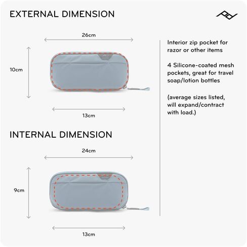 Peak Design Wash Pouch (Black) BWP-BK-2 in Saudi Arabia