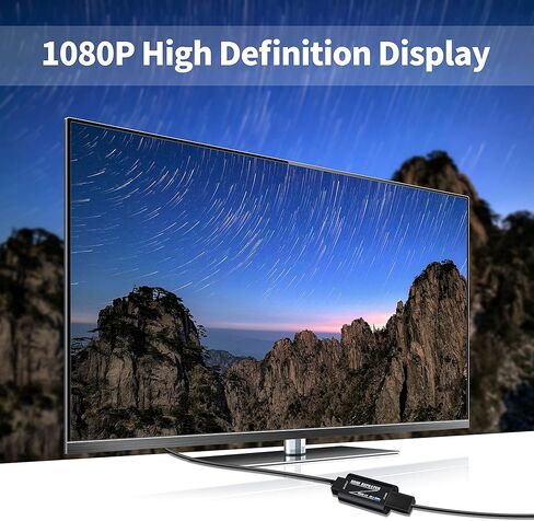 HDMI Booster,HD Amplifier Repeater 4K 60hz, HD Extender Amplifier Female to Female Cable Adapter,30M/100Ft HDMI 2.0 Signal Booster for PS4/DVD/TV Box etc with USB-C Power Supply Port in Kuwait