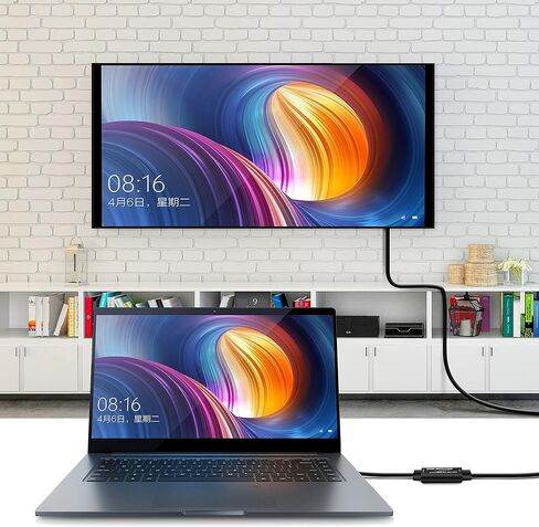 HDMI Booster,HD Amplifier Repeater 4K 60hz, HD Extender Amplifier Female to Female Cable Adapter,30M/100Ft HDMI 2.0 Signal Booster for PS4/DVD/TV Box etc with USB-C Power Supply Port in Kuwait