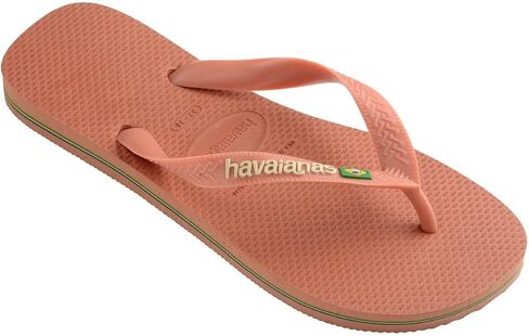 Havaianas Women's Brazil Logo Flip Flops Sandals, Pop Yellow, 6 in Saudi Arabia
