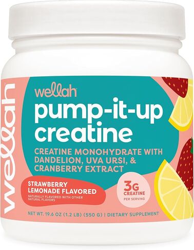 Pump-It-Up Creatine (100 Servings, Unflavored) - Creatine Monohydrate with Dandelion, Uva Ursi, & Cranberry Extract in Saudi Arabia