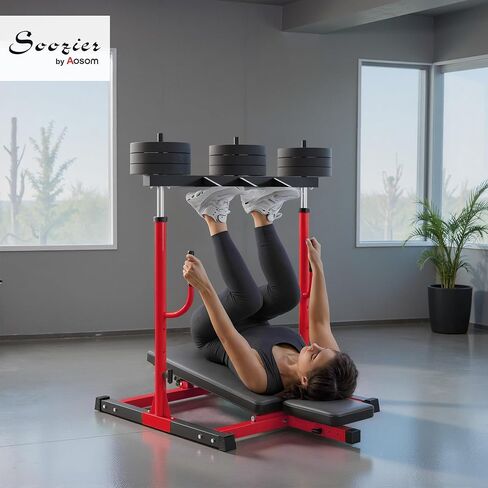 Soozier Vertical Leg Press Machine, 660LBS Capacity, Leg Strength Training Machine with Adjustable Leg, Back, and Head Positions for Home Gym, 2" Olympic Plate Compatible in Saudi Arabia