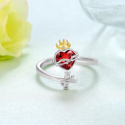 حلقة ملعقة البومة من Moonstone 925 Sterling Silver Fild Thumb Ring Powl Hompts للنساء in Saudi Arabia