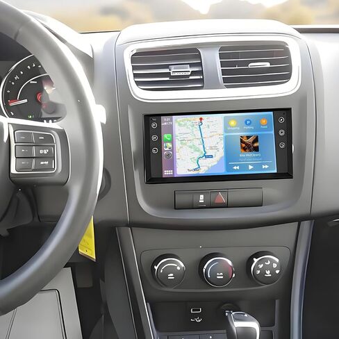 7 Inch Android 13 Car Stereo for Jeep Wrangler JK 2007-2017 HD Touchscreen Double Din Car Audio Receiver w/Wireless Carplay and Android Auto GPS Navi Bluetooth WiFi SWC Backup Camera Mic, 2+32G in Saudi Arabia
