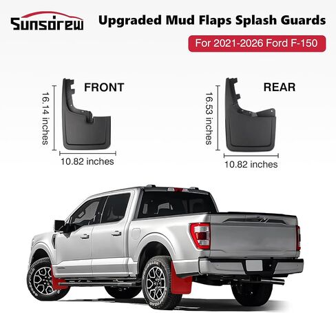 2024 Upgraded Sonata Mud Flaps for 2025 Hyundai Sonata SEL Accessories,All Weather Guard Sonata Splash Guards,No-Drill Front&Rear 4PCS Sonata Fender Set with Hardware(Not for N-Line) in Saudi Arabia