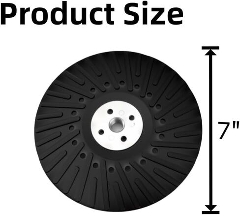 لوحة دعم طاحونة الزاوية ، 4.5 بوصة ، 5 "× 5/8" -11 الخيط ، لأقراص ألياف راتنج BHA in Kuwait