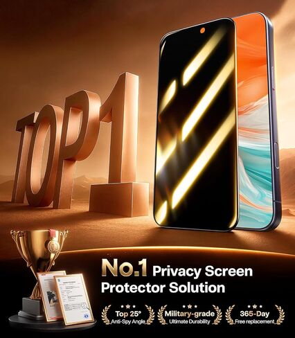 Torras Diamond Shield for iPhone 14 Pro Max Protector [حماية من الدرجة العسكرية] 9H+ Glass مقسّنًا [DATENT] in Saudi Arabia