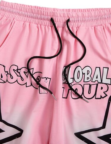 Soly Hux Men Summer Stupts من قطعتين من قطعتين قصير الأكمام الرسم. in Kuwait