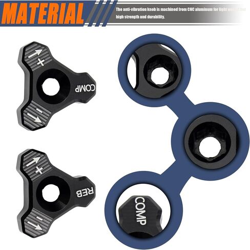 48mm Front Shock Absorber Fork Knob Adjuster Bolt Compatible with EXC SX SXF XCW XCF EXCF EXCR 125 150 250 300 350 400 450 500 525 Orange in Saudi Arabia