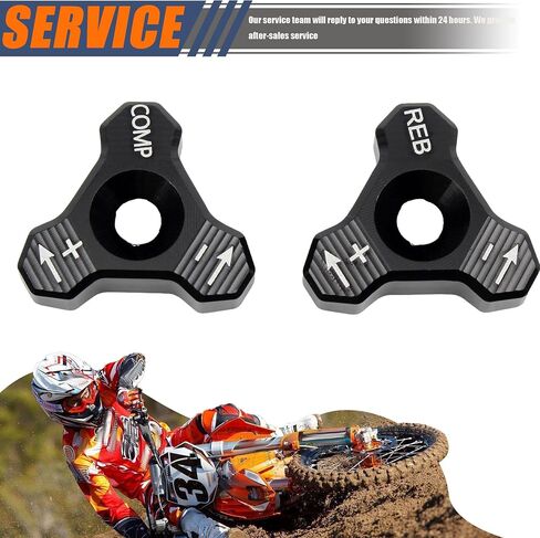 48mm Front Shock Absorber Fork Knob Adjuster Bolt Compatible with EXC SX SXF XCW XCF EXCF EXCR 125 150 250 300 350 400 450 500 525 Orange in Saudi Arabia