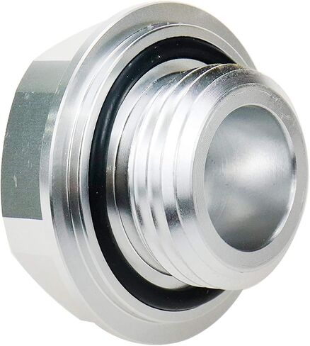 Modengzhe Oil Filler Cap Compatible with Honda FIT EK Civic EG if Applicable, Silver Tone Aluminum Alloy Gas Engine Fuel Tank Cover for Car Modification in Saudi Arabia
