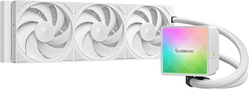 NEXAURA 240 Liquid CPU Cooler: 240mm AIO CPU Cooler with PWM Pump & ARGB Pump Head - Water Cooling with FDB Fans for Intel LGA 1851/1700/1200/115X AMD AM5/AM4 - Black in Saudi Arabia