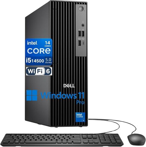 Dell Inspiron 3910 Business Desktop Computer ، 12th Gen Intel Core I5-12400 ، Windows 11 Pro ، RAM 16GB ، 512GB SSD ، Intel UHD Graphics ، Bluetooth ، WiFi ، لوحة المفاتيح والماوس ، Mist Blue in Kuwait