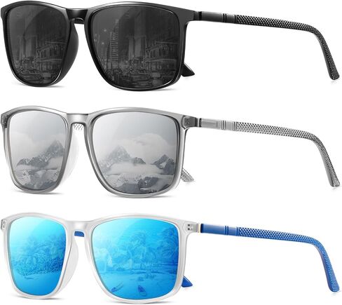 YDAOWKN Polarized Sunglasses for Men, Lightweight Sun Glasses With UV Protection for Driving Fishing Golf in Saudi Arabia