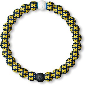 Lokai NFL Football Collection Silicone Beaded Bracelet, Detroit Lions Logo Black (Small) - Beaded Bracelet for Women & Men, Silicone Jewelry Bracelet Slides-On for Comfortable Fit in Kuwait