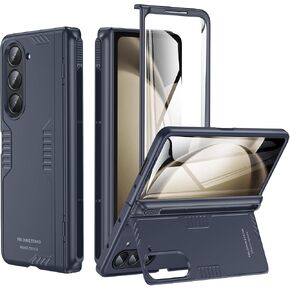 لحالة Samsung Z-Fold-5: [Hidden Kickstand] [الشحن اللاسلكي] حماية ضئيلة حماية خفيفة الوزن مع غطاء الهاتف الحماسي الشاشة لـ Samsung Galaxy Z Fold 5g 2023 in Kuwait