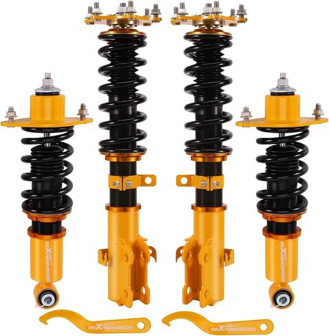 maXpeedingrods Coilovers for Honda CR-V 1996-2001 RD1 RD2 RD3 FWD & AWD, Height Adjustable Coilovers Suspension Kit, Preset Damping Shock Absorber Struts, Lowering Kit Blue in Saudi Arabia