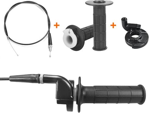 Folding Clutch Brake Lever Cable Throttle Handle Grips Cable Kit for 50cc 70cc 110cc 125cc 150cc Apollo RFZ125 DBX15 X18 X19 Tao Tao DB17 DB27 Coolster M125 SSR Pit Dirt Bike Motorcycle Blue in Kuwait