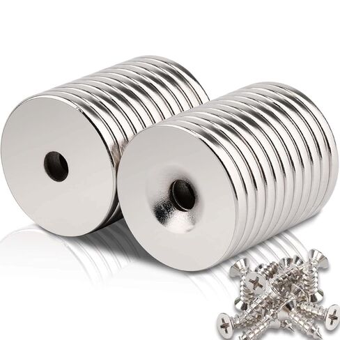 Min CI 50 PCS Magnets Neodymium Magnet Magnets Rare Earth Magnets ، مغناطيس صغير لخزائن الحرف Warehop Door المستخدمة مع مسامير (12 × 4 مم 4 مم 4 مم) in Kuwait