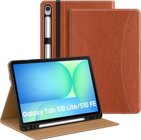 علبة Moko لـ Samsug Galaxy Tab S10 Fe/S9 Fe 5g 10.9 بوصة 2025/2023 ، S9 11 بوصة 2023 مع حامل القلم S ، PU Leather Multi-alman in Kuwait