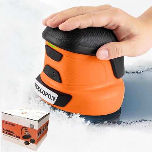 3-in-1 Electric Ice Scraper for Cars & Home – Cordless Handheld Defroster, Cleaner & Polisher, 500 RPM Motor, 2000mAh Battery, Type-C Charging, Lightweight & Portable in Saudi Arabia