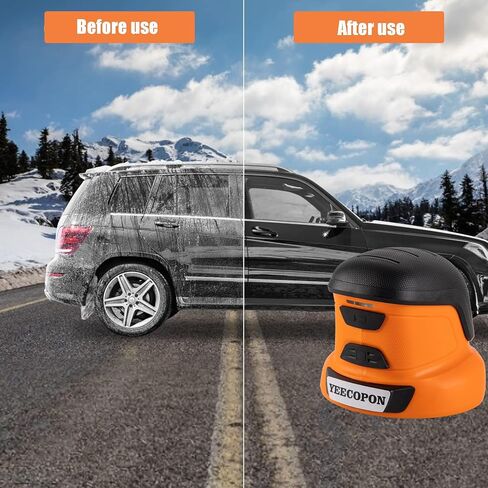 3-in-1 Electric Ice Scraper for Cars & Home – Cordless Handheld Defroster, Cleaner & Polisher, 500 RPM Motor, 2000mAh Battery, Type-C Charging, Lightweight & Portable in Saudi Arabia