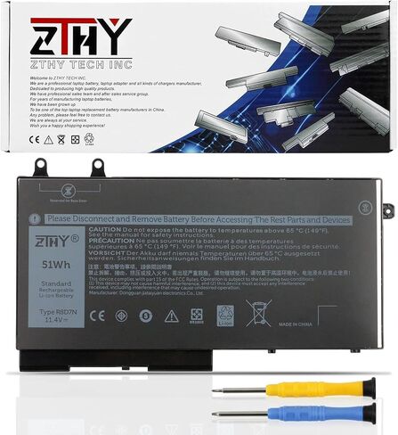1V1XF Laptop Battery Replacement for Dell Latitude 5400 5410 5500 5510 Precision 3540 3550 Inspiron 7590 7591 7791 2-in-1 Series P84F P84F001 P98G P98G001 01V1XF XV8CJ R8D7N 4GVMP 11.4V 42Wh 3-Cell in Saudi Arabia