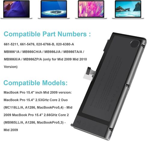 Fancy Buying 56Wh A1280 Laptop Battery for Apple A1280 A1278 (2008 Version) MacBook 13-Inch Series, Compabiel for MB771G/A MB467LL/A MB466LL/A in Saudi Arabia