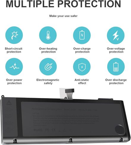 Fancy Buying 56Wh A1280 Laptop Battery for Apple A1280 A1278 (2008 Version) MacBook 13-Inch Series, Compabiel for MB771G/A MB467LL/A MB466LL/A in Saudi Arabia