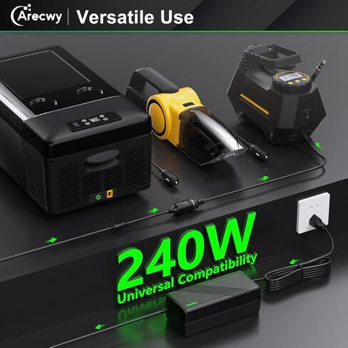 AC to DC Converter 180W 15A 110V to 12V Power Adapter with Fast Cooling Fan, Car Cigarette Lighter Socket Power Supply for Car Vacuum, Refrigerator, Inflator in Kuwait