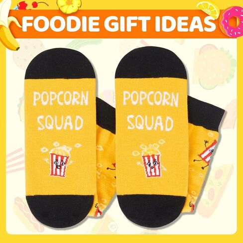HAPPYPOP Cheese Gifts Socks for Women Men - Funny Novelty Crazy Silly Cheese Socks for Teen Girls Boys, Christmas Stocking Stuffers in Saudi Arabia