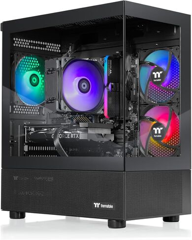Thermaltake LCGS View i1458H-270 Gaming Desktop (Intel® Core™ i5-14400F, ToughRam 16GB DDR5 5600MT/s RGB Memory, Intel® Arc™ B580, 1TB NVMe M.2, WiFi, Windows 11) V27H-B76K-B58-LCS in Saudi Arabia