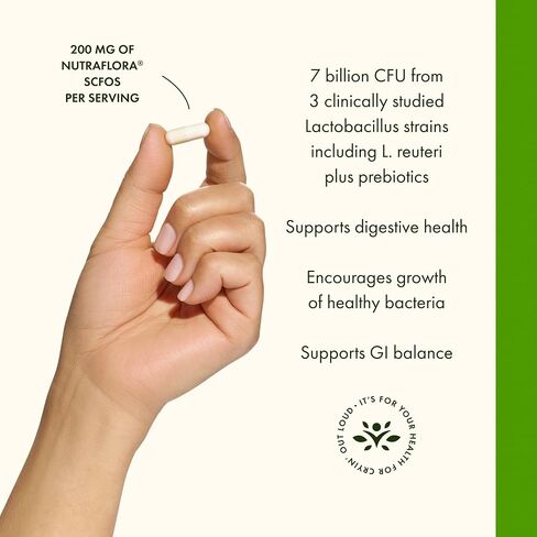 Swanson L. Reuteri Probiotic Plus w/L. Rhamnosus L. Acidophilus & FOS Prebiotic Digestive Support - Promotes Gut Health w/ 7 Billion CFU per Capsule - (30 Veggie Capsules) (3 Pack) in Saudi Arabia