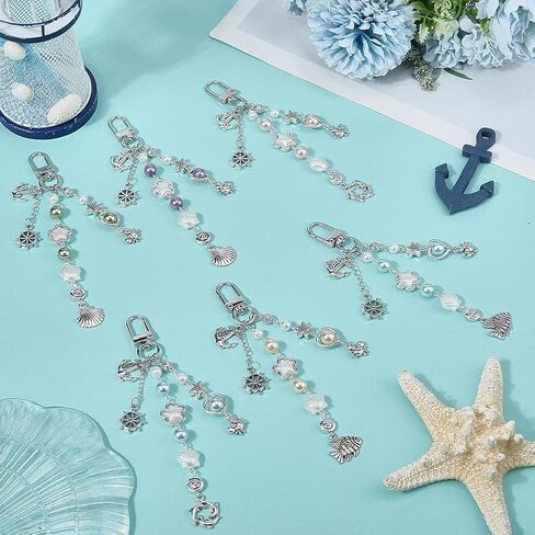SUNNYCLUE 1 Box 250Pcs DIY 5 Sets Phone Charms Kit Phone Charm Strap Kit Moon Star Phone Charms Colorful Spacer Beads Phone Keychain Charm for Women Adult Keychains Moblie Phone Case Bag Camera Decor in Kuwait