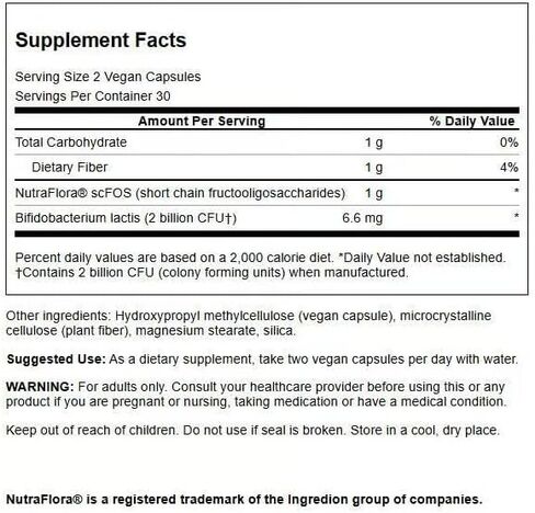 Swanson prebiotic + probiotic الألياف - المكمل الطبيعي الذي يعزز الجهاز الهضمي ودعم صحة المناعة - إنسانيات الإيدز و GI Tract Health - (60 كبسولة ، 500 مليون CFU لكل منهما) (2 عبوة) in Saudi Arabia