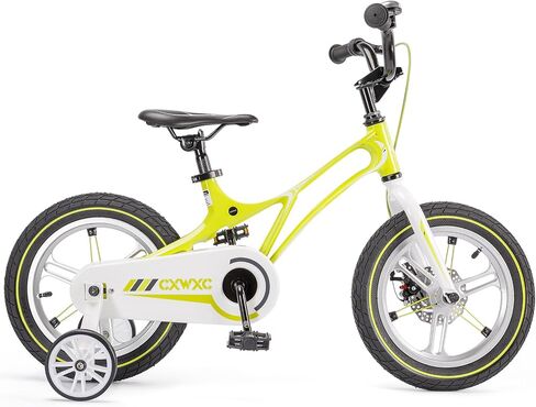 CXWXC Kids Bike - 14 16 18 18 بوصة أطفال دراجة للبنين الفتيات الذين تتراوح أعمارهم بين 3-9 سنوات ، ودراجات أطفال خفيفة الوزن واحدة مع عجلة التدريب ، والخروج/فرامل القرص in Saudi Arabia