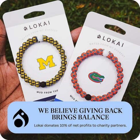 Lokai NFL Football Collection Silicone Beaded Bracelet, Detroit Lions Logo Black (Small) - Beaded Bracelet for Women & Men, Silicone Jewelry Bracelet Slides-On for Comfortable Fit in Kuwait