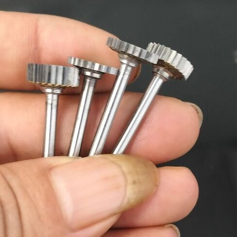 4 قطع من أزيز قطع الألومنيوم من النوع T، 1/8 بوصة قوس عرقوب على شكل حرف T من أزيز كربيد التنجستن للأدوات الدوارة (نوع T) in Kuwait