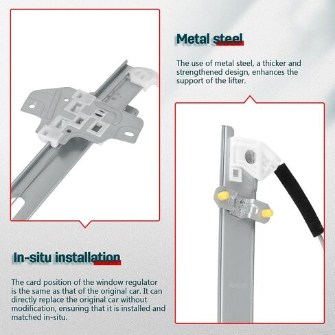 Power Window Regulator with and Motor Front Left Driver Side fits for 2005-2010 For Dodge Dakota 2006-2008 For Mitsubishi Raider 2011 For Ram Dakota 748-114 55359567AA in Saudi Arabia