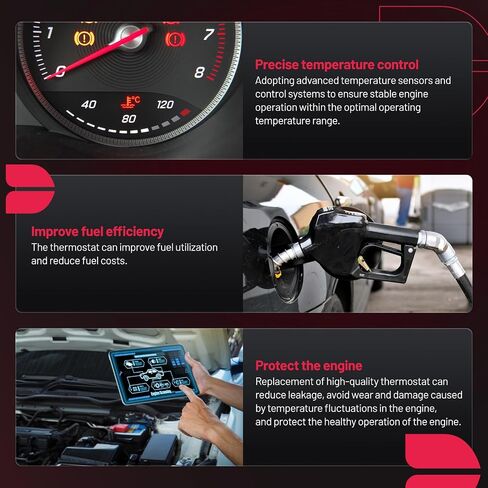 Bdfhyk 902-808 مجموعة ترموستات تبرد المبرد المبرد متوافق مع Chevy 2011-2016 Cruze ، 2013-2021 Trax ، 2012-2020 Sonic ، متوافق مع Buick 2013-2021 Encore 1.4L استبدال 25200455 55565336 in Saudi Arabia
