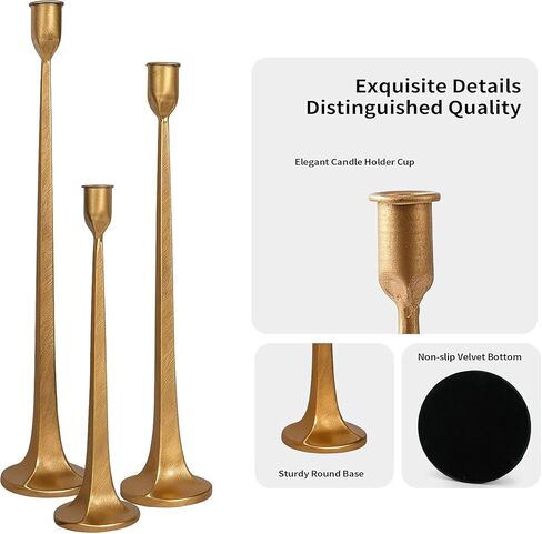 TIED RIBBONS Plate Holders Set of 6 Black Pillar Candle Holder Metal Candle Holders for Pillar Candles, Table Centerpiece Iron Candle Stand for Diwali Decorations, Ganesh Chaturhti in Saudi Arabia