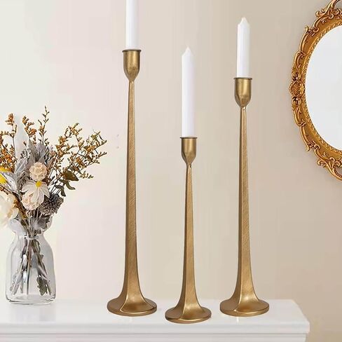 TIED RIBBONS Plate Holders Set of 6 Black Pillar Candle Holder Metal Candle Holders for Pillar Candles, Table Centerpiece Iron Candle Stand for Diwali Decorations, Ganesh Chaturhti in Saudi Arabia