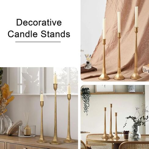TIED RIBBONS Plate Holders Set of 6 Black Pillar Candle Holder Metal Candle Holders for Pillar Candles, Table Centerpiece Iron Candle Stand for Diwali Decorations, Ganesh Chaturhti in Saudi Arabia